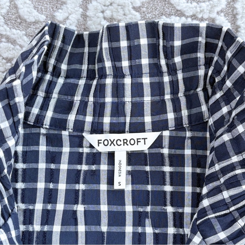 NWOT Foxcroft Carolina Crinkle 3/4 Sleeve Shirt - Picture 11 of 16